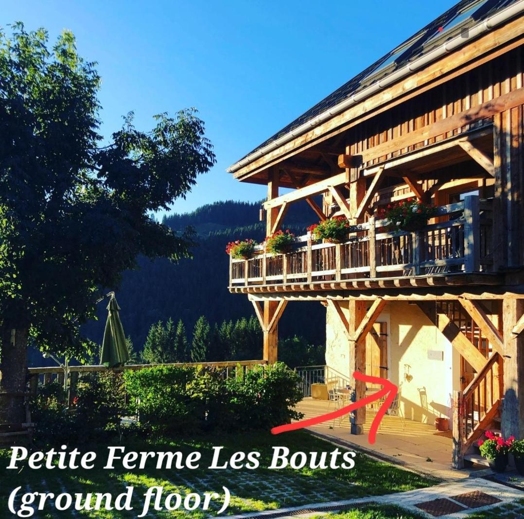 'Petite Ferme Les Bouts' Apartment, Sleeps 6, Nr Morzine La Cote d'Arbroz Kültér fotó