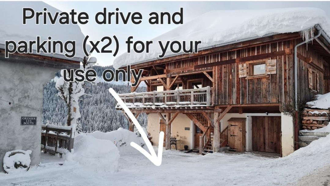 'Petite Ferme Les Bouts' Apartment, Sleeps 6, Nr Morzine La Cote d'Arbroz Kültér fotó